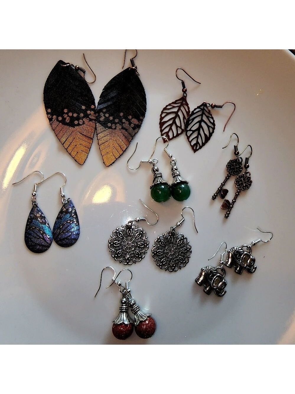 8 Pair Bulk Earrings